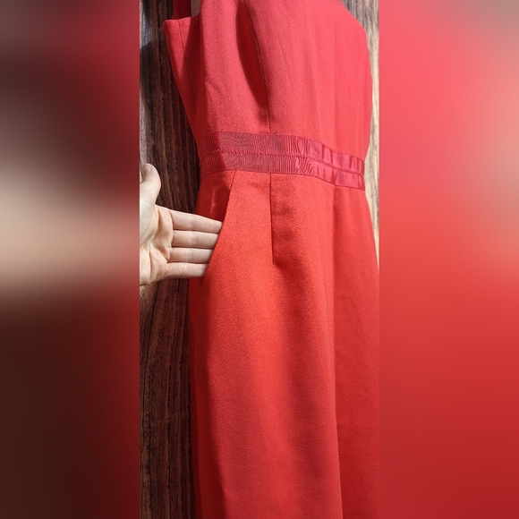 J. Crew Vibrant Red Cocktail Dress Size 10 NWT! - Picture 3 of 7